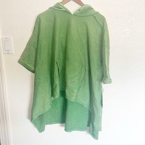 Bluevelvet Oversized Green Hoodie